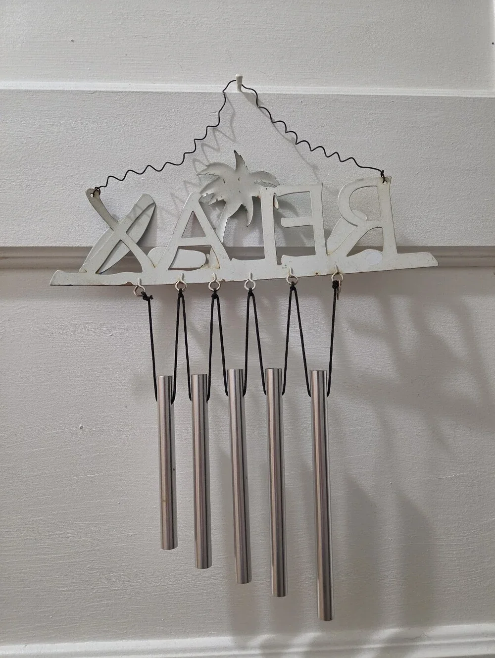 Tropical Beach Relaxing Wind Chime Hanging Ornament. Home Decor